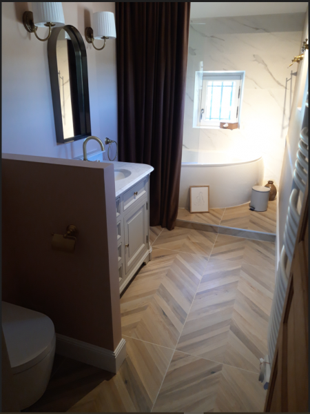 Modification de salle de bains dans un appartement au cœur d'Aix en Provence